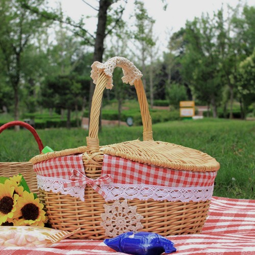 Picknickkorb leer - picknickkorb,
