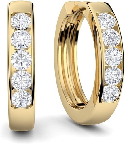 Creolen gold zirkonia 925 - |,