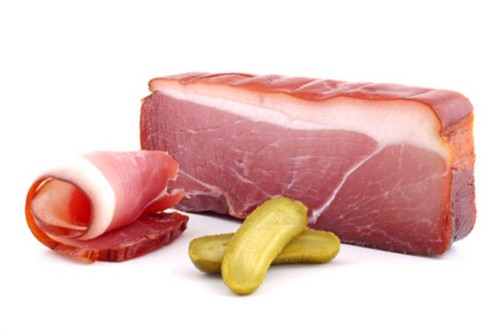 Schinkenspeck hellgeräuchert - schinkenspeck,