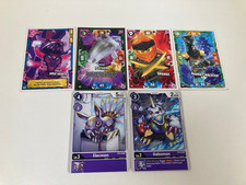 Digimon + Ninjago Karten  / selten / 6 Karten