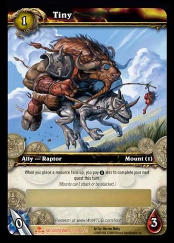 Wow loot card - wow,