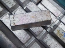 Zink Zn 1,5 kg Zinkbarren neues Material ideal zum Giessen oder Deko TOPPi