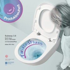 Neuheit! Villeroy & Boch Subway 3.0 Wand-Tiefspül-WC TwistFlush CeramicPlus Weiß