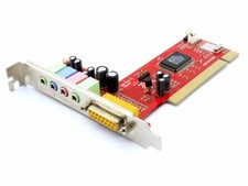 Typhoon HSP56 CMI8736 Acoustic 4.1 Game/Midi-Port PCI Audio Board Soundkarte