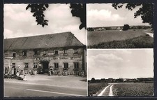 Foto-AK Wernsbach / Roth, Gasthaus Zum goldenen Hirschen mit BP-Tankstelle und  