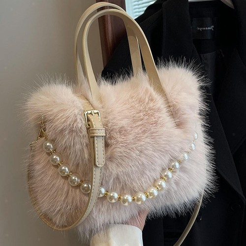 Flauschige tragetasche - flauschige,