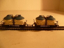 BTTB - 2achs. Zement-Silowagen DB  - 2 St. - prima  - TT -