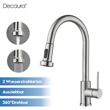 Decaura  360° drehbar Wasserhahn Küche Ausziehbar Edelstahl Spültischarmatur