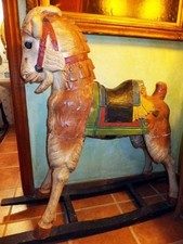 Holz SCHAUKELPFERD ZIEGE