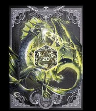 Displate Limited Edition- Ancient Black Dragon D&D Dungeon Dragons