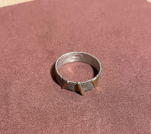 Ring silber designerstück - silber,