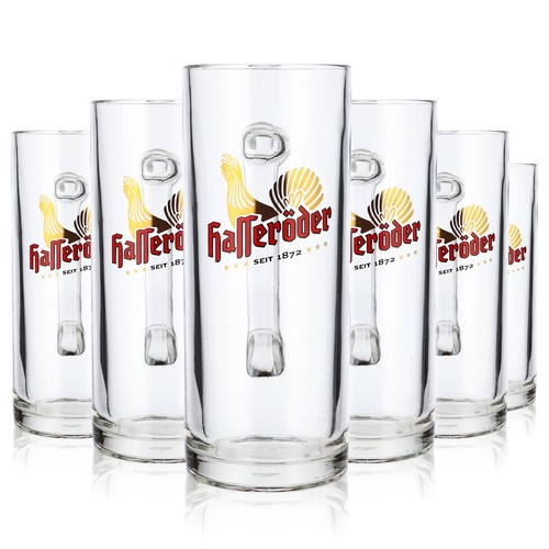 Hasseröder bierglas - 6x,