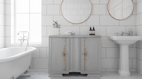 Antik shabby chic kommode - antik,