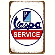 Blechschild Vespa Service