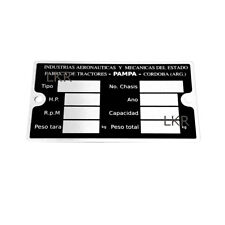 Typschild für PAMPA Bulldog