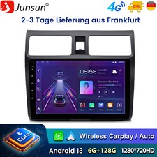 CarPlay Für Suzuki Swift 2003-2010 6+128GB Android 13 Autoradio GPS Navi WIFI BT