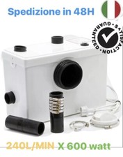 ZERKLEINERER ZERKLEINERER WC SANITÄR WASCHBECKEN DUSCHE PUMPE 600W Typ Sanitrit