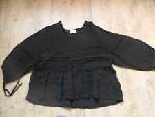 M.P. Berlin by Style schönes Leinen Hängerchen schwarz EG TOP FK1116