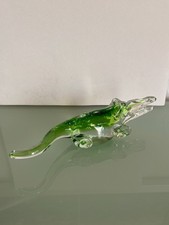 Glasfigur Krokodil Figur Glas