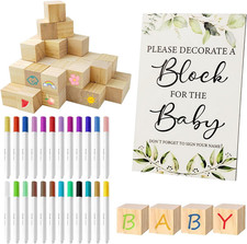 75 Stück Babyparty Spiele Set