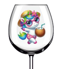 12x bunte lustige Baby Einhorn