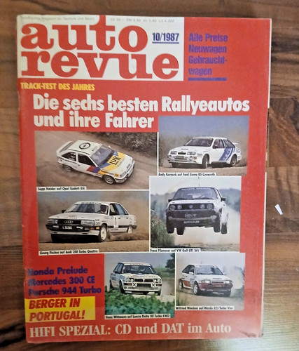 Auto revue 1987 rallyeautos - auto,