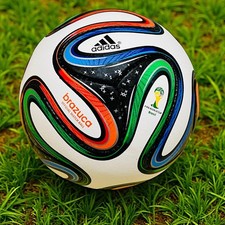 adidas Brazuca 2014 FIFA World Cup Brazil  Official Match Ball Soccer Size 5