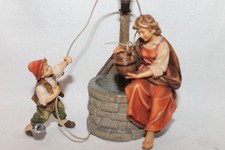 Krippenfigur Massiv  "HIRTIN