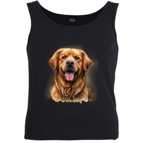 Tank top golden retriever - top,