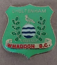 WHADDON BOWLING CLUB Vintage Sammler Emaille Pin Anstecker Schalen CHELTENHAM