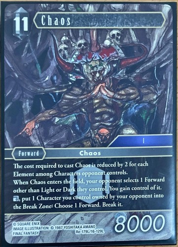 Final fantasy tcg chaos - fantasy:, ff