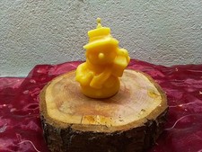Bienenwachskerze"Weihnachtsmann" aus 100% Bienenwachs