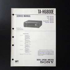 Original SONY TA-H6800E