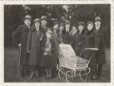 Vintage Foto Leute in schönen