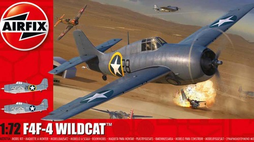 Airfix grumman f4f wildcat - airfix, f4f-4