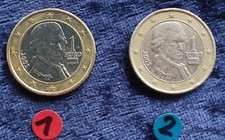 1 EURO Münze - 2002 MOZART