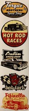 5x USA Aufkleber Hot Rod
