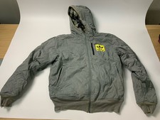 Adidas Steppjacke Winterjacke Jacke Jacket Gr. Unbekannt ca M-L Grau Vintage Y2K