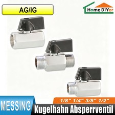 AG/IG Messing Kugelhahn