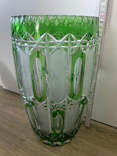 Grün klare glasvase aus - grün/klare,