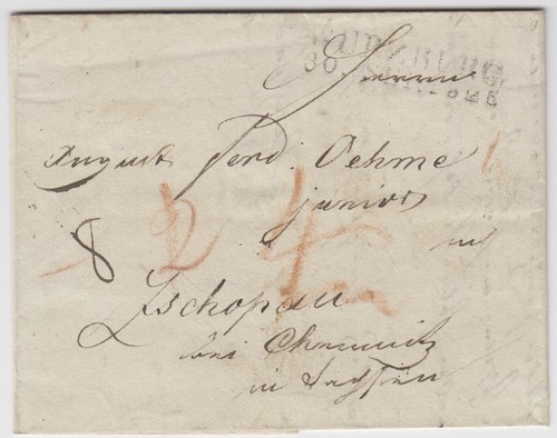 Bayern kleiner brief 1828 - kleiner,