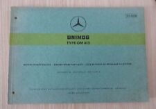 Mercedes Unimog Motoren OM615 Ersatzteilkatalog