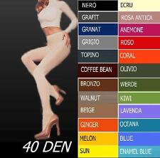 Damenstrumpfhose Strumpfhose Microfaser Mikrofaser matt blickdicht 40den