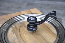 Topfdeckel Gundel Edelstahl Küchenhelfer, groß, Durchmesser 26-30 cm