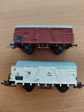 2 güterwagen Spur tt 1x braun DR, 1x weiß DR Seefische