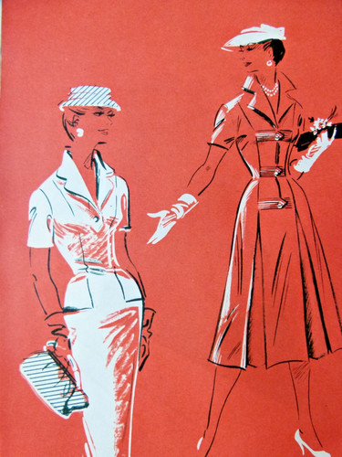 Altes modeheft von 1956 - modeheft, mit