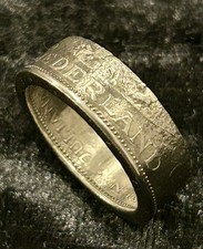 Münzring  2 1/2 Gulden Münze  Vintage mit Patina an poliert  Handarbeit Unika