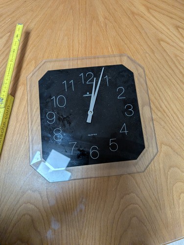 Junghans quartz wanduhr - wanduhr, glas