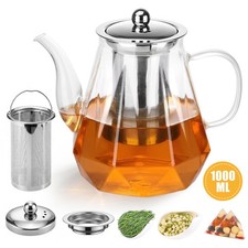 1L Teekanne Glasteekanne mit