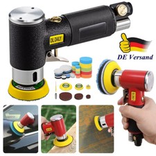 Mini Druckluft Poliermaschine Exzenterschleifer Schleifmaschine Schleifpapier.